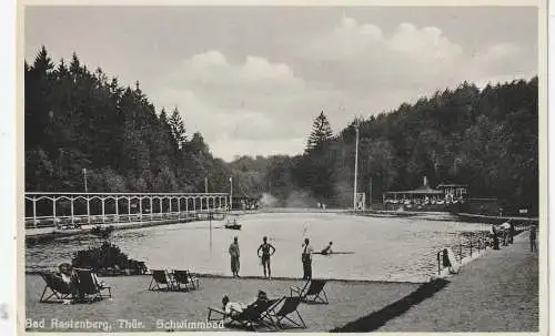 [Ansichtskarte] 0-5235 BAD RASTENBERG, Schwimmbad. 