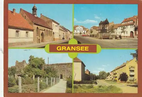 [Ansichtskarte] 0-1430 GRANSEE, Mehrbild - AK. 