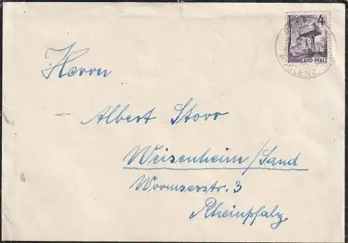 All. Bes. Franz. Zone  Brief