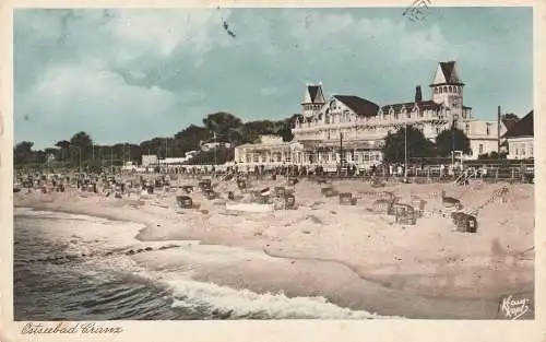 [Ansichtskarte] OSTPREUSSEN - CRANZ / SELENOGRADSK, Strandpanorama, Verlag Krauskopf, deutsche Feldpost L31695 - Kampfgeschwader. 