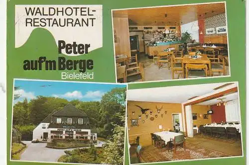 [Ansichtskarte] 4800 BIELEFELD - HOBERGE - UERENTRUP, Waldhotel "Peter auf'm Berge". 