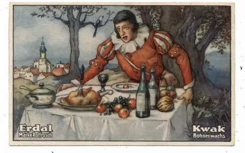 [Ansichtskarte] MÄRCHEN - Tischlein deck dech,....., Erdal / Kwak Sammelbild. 