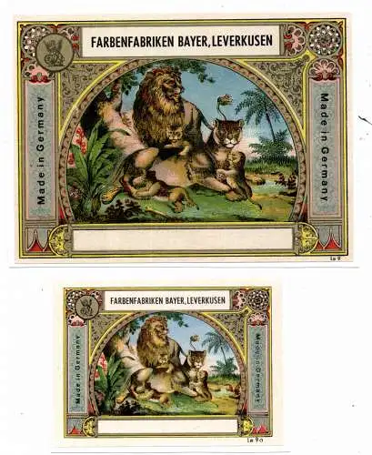 BAYER LEVERKUSEN, Verpackunsetikett