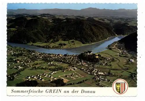 [Ansichtskarte] A 4360 GREIN, Luftaufnahme. 