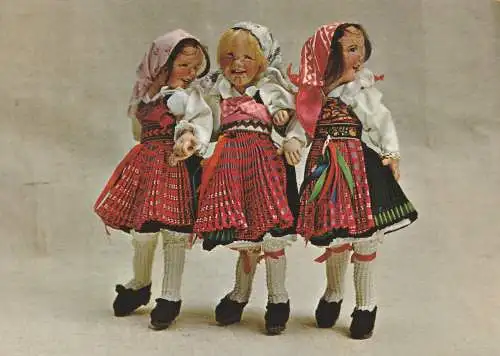 [Ansichtskarte] SPIELZEUG / TOYS, RINGL - PUPPEN, Gailtalerinnen. 