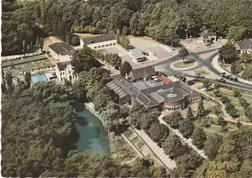 [Ansichtskarte] 4030 RATINGEN, Gaststätte Krummenweg, Luftaufnahme 1962. 