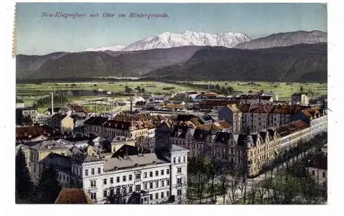 [Ansichtskarte] A 9000 KLAGENFURT, Neu - Klagenfurtmit Obir im Hintergrunde, 1924. 