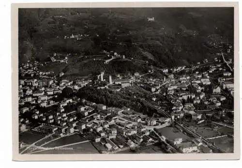 [Ansichtskarte] CH 6500 BELLINZONA TI, Fliegeraufnahme 1933. 