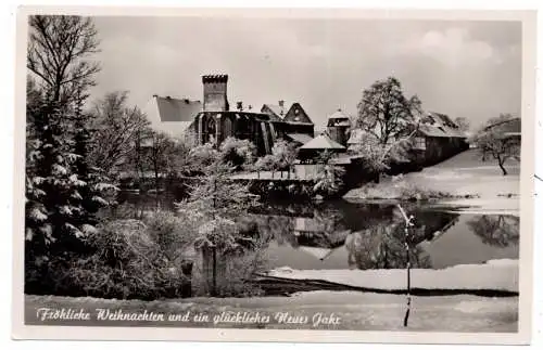 [Ansichtskarte] 5450 NEUWIED - HEIMBACH - WEIS, Abtei Rommersdorf, Weihnachtskarte. 