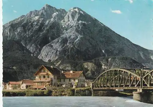 [Ansichtskarte] A 6410 TELFS, Partie an der Innbrücke. 