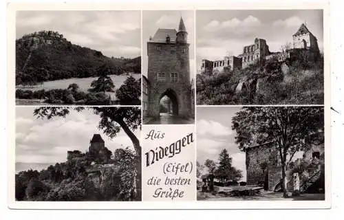 [Ansichtskarte] 5168 NIDEGGEN, 5 Ansichten, 1955. 