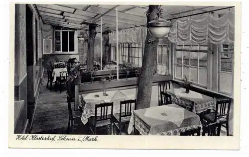 [Ansichtskarte] 0-1804 LEHNIN, Hotel Klosterhof, Innenansicht, Verlag Habedank. 
