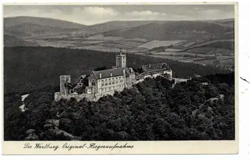 [Ansichtskarte] 0-5900 EISENACH, Wartburg, Luftaufnahme 30er Jahre. 