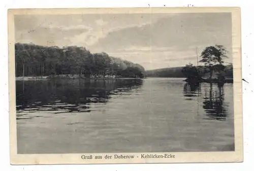 [Ansichtskarte] 0-1201 MÜLLROSE, Duberow - Kehlicken - Ecke, 1929. 