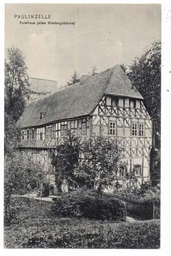 [Ansichtskarte] 0-6821 PAULINZELLA, Forsthaus. 