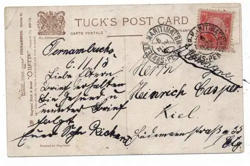[Ansichtskarte] BRASIL - PERNAMBUCO / Cidade de Olinda, 1912,  TUCK - Oilette, Exp. Maritima Parnambuco. 