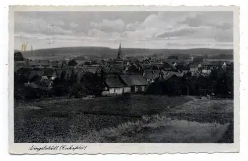 [Ansichtskarte] 0-5603 DINGELSTÄDT / Eichsfeld, Blick über den Ort, 1942. 