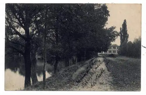 [Ansichtskarte] 0-5700 MÜHLHAUSEN, Restaurant am Schwanenteich, AK in die Niederlande, Auslandszensur Emmerich, 1916. 