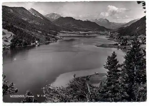 [Ansichtskarte] A 9762 WEISSENSEE, Blick über den See. 
