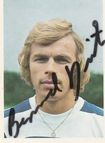FUSSBALL - MSV DUISBURG - BERNHARD DIETZ, Autogramm, Bergmann 1974/75