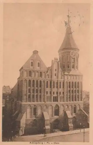[Ansichtskarte] OSTPREUSSEN - KÖNIGSBERG, Dom, 1913, Verlag Stengel. 