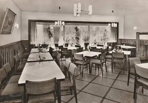[Ansichtskarte] 5530 GEROLSTEIN, Hotel Kaiserhof, Innenansicht 1966. 