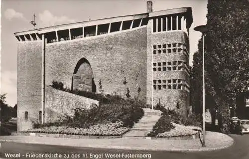 [Ansichtskarte] 4230 WESEL - FUSTERNBERG, Friedenskirche zu den hl. Engel. 