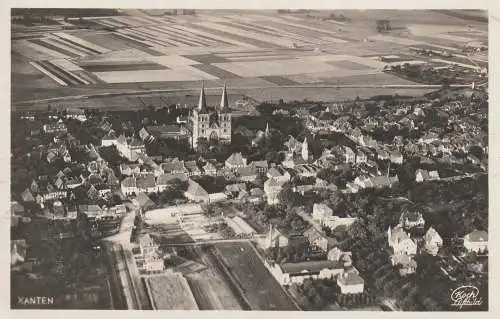 [Ansichtskarte] 4232 XANTEN, Luftaufnahme. 