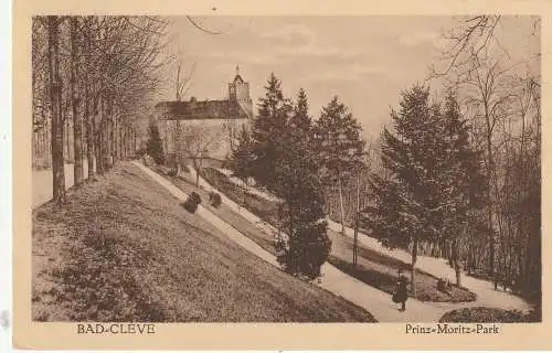 [Ansichtskarte] 4190 KLEVE, Prinz Moritz Park, 1927, Verlag Knipping. 