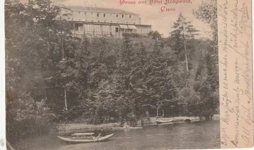 [Ansichtskarte] 4190 KLEVE, Hotel Maywald. 