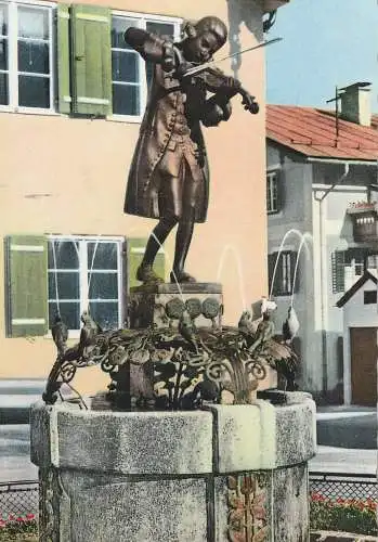 [Ansichtskarte] A 5340 ST. GILGEN / Wolfgangsee, Mozart - Brunnen. 