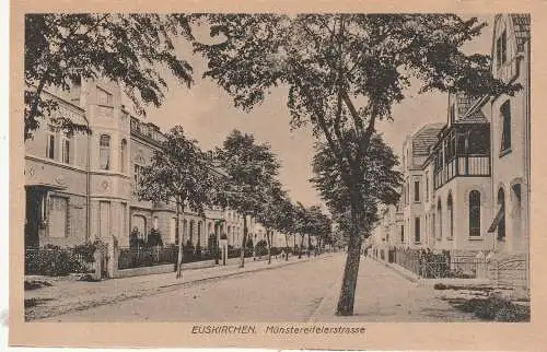 [Ansichtskarte] 5350 EUSKIRCHEN, Münstereifelerstrasse, gepflegte Häuser, Verlag Melder. 
