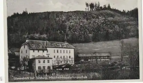 [Ansichtskarte] A 5061 ELSBETHEN - GLASENBACH, Mädchen - Haushaltungsschule. 