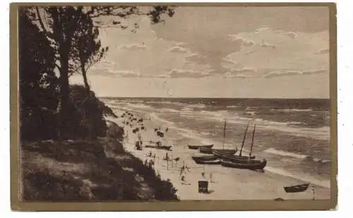 [Ansichtskarte] POMMERN - REWAHL / REWAL, Strandansicht 1924, Verlag Paulick. 