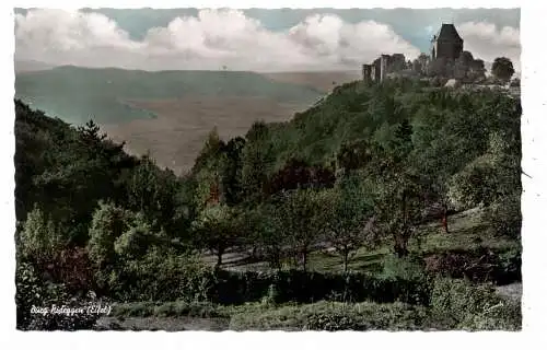 [Ansichtskarte] 5168 NIDEGGEN, Burg und Umgebung, 50er Jahre, coloriert. 