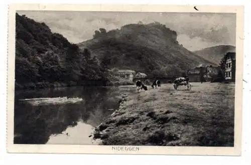 [Ansichtskarte] 5168 NIDEGGEN, Blick aus dem rurtal, 30er Jahre, Verlag Richarz - Königswinter. 