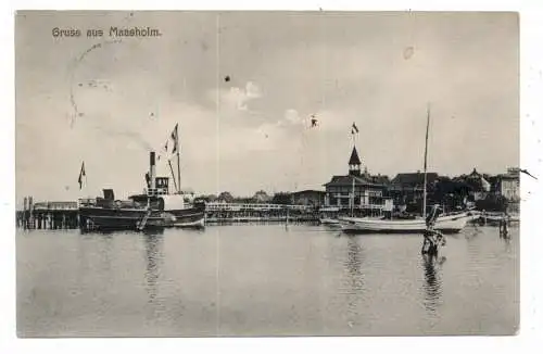 2341 MAASHOLM, hafen von see aus, 1913
