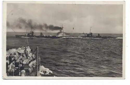 [Ansichtskarte] MILITÄR - MARINE / NAVY, "Torpedoboot Durchbruch", 1934, Verlag Dieterle - Kiel. 