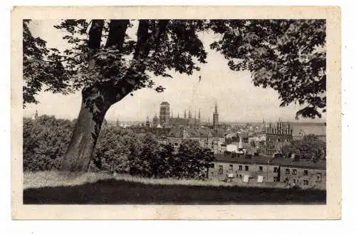 [Ansichtskarte] DANZIG vom Bischofsberg, Verlag Kelting - Danzig. 