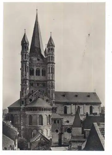[Ansichtskarte] 5000 KÖLN, Kirchen, Griss St. Martin von Norden, DKV Deutscher Kunst Verlag. 