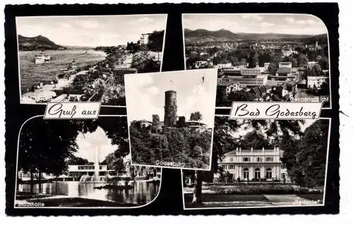 [Ansichtskarte] 5300 BONN - BAD GODESBERG, 5 Ansichten. 