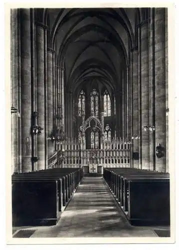 [Ansichtskarte] 4660 MARBURG Elisabethkirche, Mittelschiff, DKV Deutscher Kunst Verlag. 