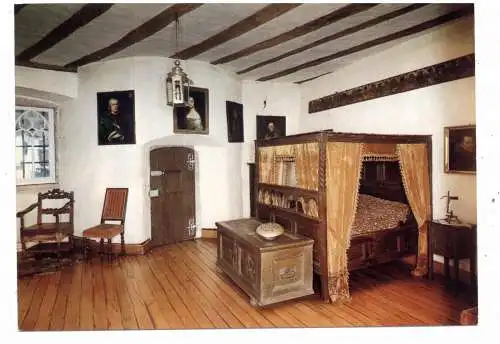 [Ansichtskarte] 5440 MAYEN, Schloß Bürresheim,Schlafzimmer Ostflügel. 
