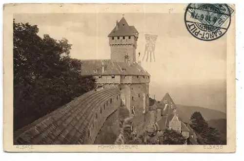 [Ansichtskarte] F 67600 ORSCHWEILER / ORSCHWILLER, Hohkönigsburg, 1910. 