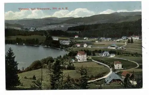 [Ansichtskarte] 7820 TITISEE, Blick über den Ort und See, Verlag Metz. 