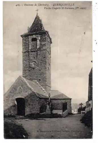 [Ansichtskarte] F 64960 QUERQUEVILLE, Vielle Chapelle St. Germain, 1923. 