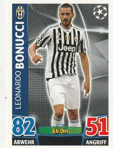 FUSSBALL - JUVENTUS FC - LEONARDO BONUCCI, Match Attax