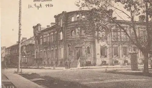BELARUS / WEISSRUSSLAND - BREST - LITOWSK, Zerstörungen 1. Weltkrieg