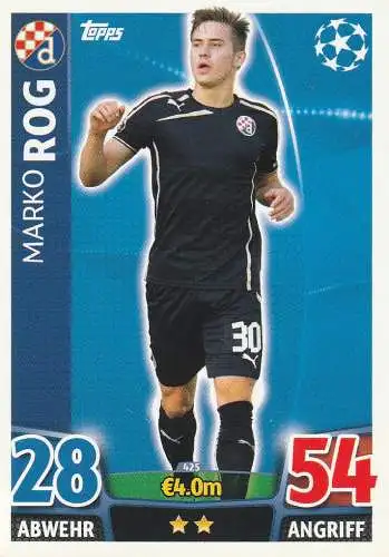 FUSSBALL - DINAMO ZAGREB - MARKO ROG, Match Attax