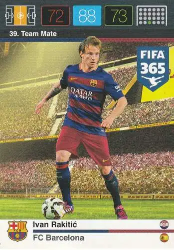 FUSSBALL - FC BARCELONA - IVAN RAKITIC, Panini 365
